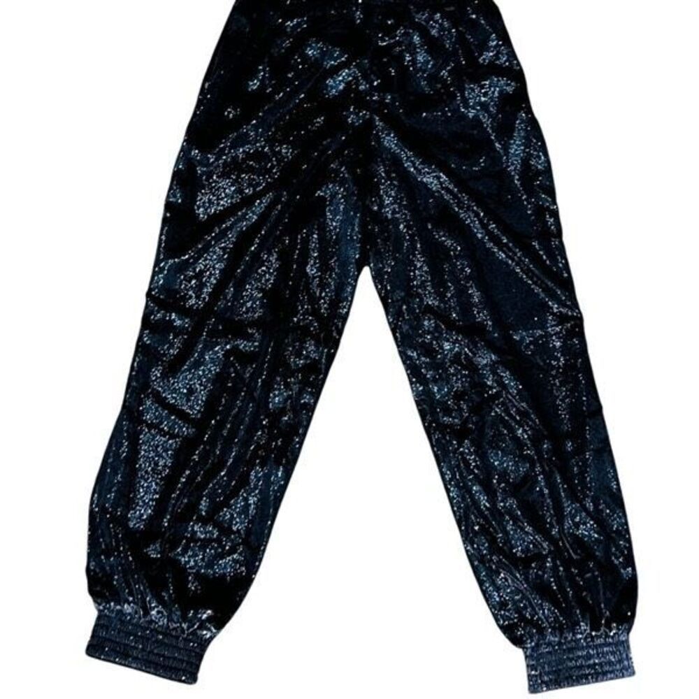 7 For all Mankind FAMK Tinsel High Shine Luxe Joggers NWT Small